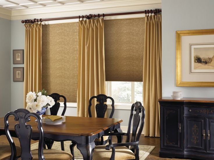 Luxury curtains for living room in Dubai