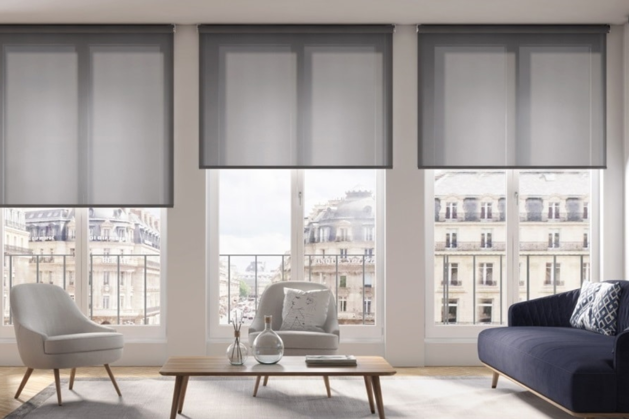 Luxury curtains for living room in Dubai