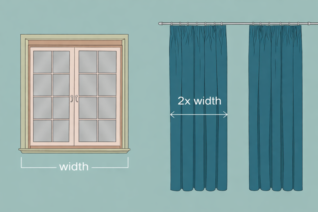 Professional curtain measurement and installation services in Dubai